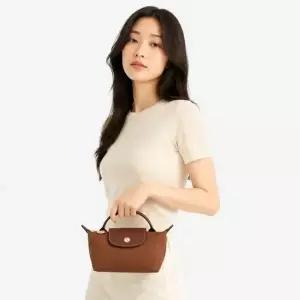 롱샴 SS26 여성 플리아쥬 핸들 파우치 34175 089 504