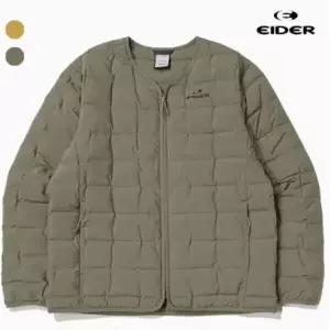 [롯데백화점]아이더 [정상가: 239,000원] 크로플 남성 라운드 U넥 구스 슬림다운 경량패딩 DMW23503
