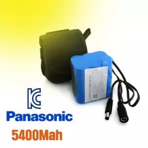 12V 18650배터리 6개 묶음 5400MAH 배터리팩