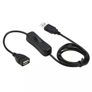 USB전원 ONOFF 인라인스위치 USBA 2A 1m 스위치케이블