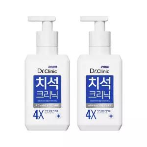 2080 닥터크리닉 치석크리닉 펌핑 치약 285g, 2개