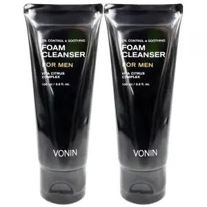 보닌 오일 컨트롤 앤딩 폼클렌저 100ml x2개 남성클렌징폼 남자클렌징폼