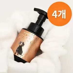 애니더마랩 강아지 샴푸 약용 애견 저자극 발 고양이 샴푸 300ml 4개