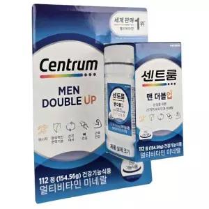 센트룸 맨 더블업 멀티비타민 미네랄 112정 Centrum 무료배송