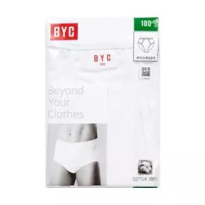 BYC 남성 순면 5p 삼각팬티 백색 흰색 브리프 BYC2212