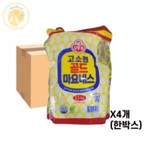 오뚜기 고소한 골드 마요네즈 3.2kg 4개(1박스) 스파우트팩
