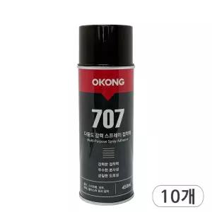 오공 707 다용도 강력 스프레이 접착제 450ml x 10개