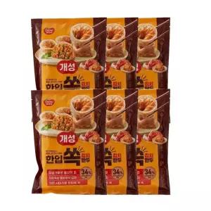 동원 개성 한입 쏙 고기만두 김치만두 야식 간식 392g 6개