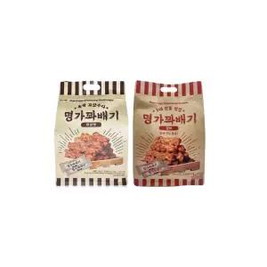 명가꽈배기 2종 500g 흑당1개+참깨1개꽈배기 꽈배기과자 꽈배기스낵 명가꽈