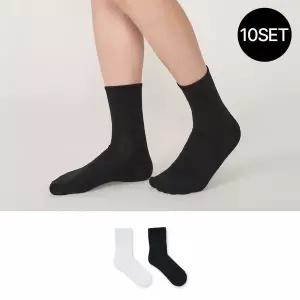 싹스탑 10켤레 남성 매일 신는 대용량 양말 세트