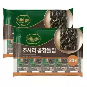 비비고 초사리곱창돌김 5g 20입 2개