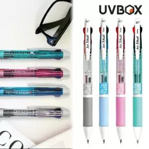 무료 UV 칼라 인쇄 자바펜 0.7 제트3볼 3색 멀티 볼펜 주문 제작 각인 레이저 이니셜 단체 로고 선물