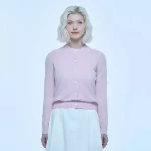 [UNIT](대전신세계)[캐시미어 100] 캐시미어 베이직 가디건 (ZFKKCA102C-L/PINK)