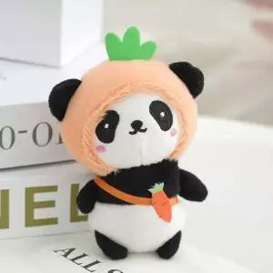 [콩심팥심]당근 후드 팬더키링 고리 키홀더 가방꾸미기 테슬 가방 고리
