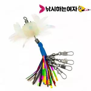 꽃게 스커트 문어 직결채비 4도래 스냅도래 타코 인터락 문어채비 에기 쭈꾸미 갑오징어