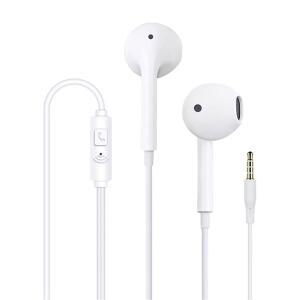 3.5mm 유선 이어폰 헤드폰 범용 스포츠 헤드셋 삼성 Xiaomi 화웨이 아이폰 6 용 마이크가있는 음악 이어폰 호출