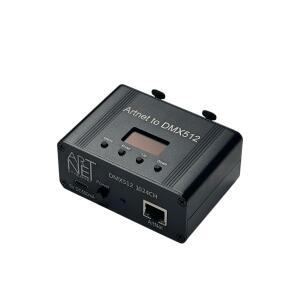 인터페이스 변환기95V Artnet-DMX512 이더넷 컨트롤러 1024CH 전문 DMX 인터페이스, 3핀 XLR 출력 무대 조
