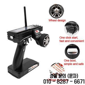 플라이스카이 GT3B 2.4G 3채널 송신기 RC 시스템 건 컨트롤러 (FS 포함) 자동차/보트용 LED 화면 탑재