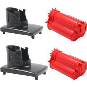 밀워키와 호환되는 2Pcs 배터리 케이스 상단 커버 교체 부품 M12 플라스틱