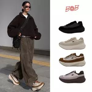 [NS홈쇼핑]BOB 소가죽 웨이브스니커즈 여성[36256270]