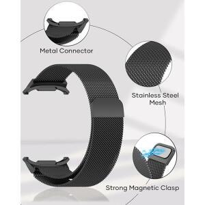 for Samsung Galaxy Watch Ultra Strap 47mm 7/FE 40mm 44mm Stainless Steel Magnetic belt Bracelet corr