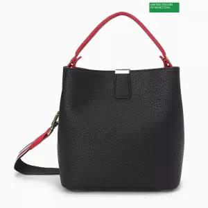 베네통 배색 스몰 버킷백 BCBG03541
