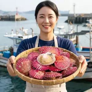 SH마트 당일조업 세척 홍가리비 3kg 5kg 통영 산지발송
