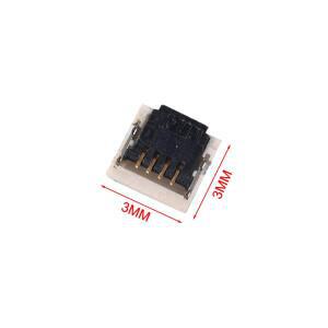 NDSL 터치 용 닌텐도 호환 DS Lite 2pcss / XL LL 교체용 부품 4핀 커넥터 리본 포트 소켓