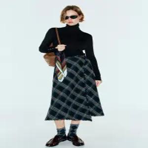 ZARA 베이직 하이넥 니트 스웨터 - 블랙 8851/182/800