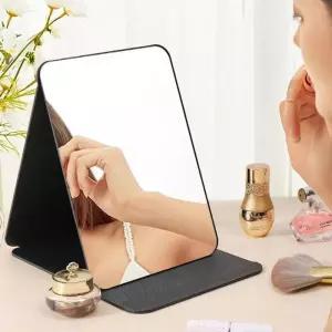 11cmX16cm 탁상 접이식 블랙(소) 거울
