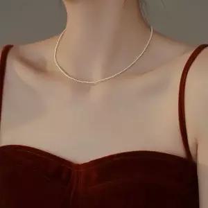 미니진주목걸이 2mm 쇄골목걸이 클랙식 진주 비즈 초커목걸이 여자친구생일선물 X2405M29