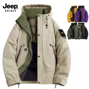 지프 JEEP SPIRIT 그래핀 안감 후드 패딩 점퍼 방수 재킷 JP999