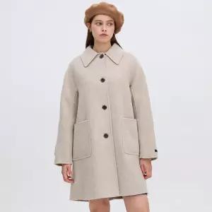 올리브데올리브 자수 핸드메이드 하프코트 OW5XH051