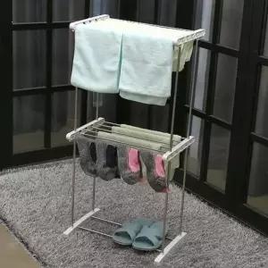 와이셔츠건조대 2단 빨래건조대 접이식 수건 건조대