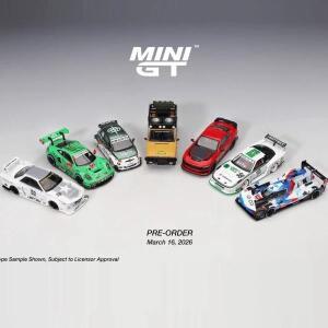 MINIGT 1:64 포르쉐 911 992 GT3 R # 77 AO 레이싱 시뮬레이션 합금 자동차 모형 1218