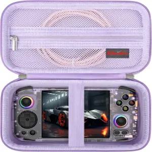 RG406H 레트로 휴대용 게임 콘솔/GameSir X2s 타입-C 모바일 컨트롤러용 엘론보 케이스 퍼플