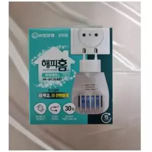 해피홈 파워매트 훈증기 플러그형 리필 30매 모기매트