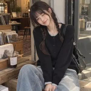 [체이스컬트][3Color] W 레이어드 니트