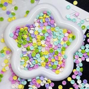 미니 소형 소형 원형 플래시 빌딩 블록 10-500g 스퀴즈 볼 및 슬라임용 DIY 필러 입자 수제 교육용 공예 용