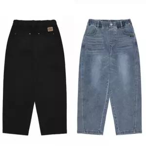 [매장정품] 내셔널지오그래픽 키즈 배기핏 데님 팬츠 청바지 남여공용 K261UPT020 23133