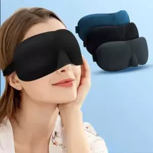 수면안대 잠자는 3D 윤곽 가리개 오목 차단 페이스 남성 수면 마스크 여성