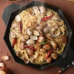 [쿡솜씨 프렙] 바지락술찜파스타 냉동 밀키트