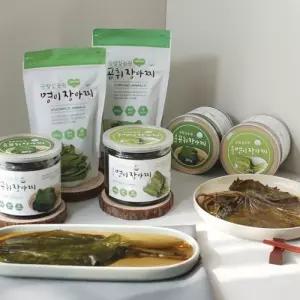 [HACCP인증]봉남이 명이(500g)+ 곰취(500g) 장아찌 set[곰밭길농원]
