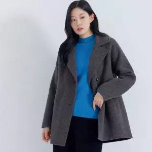 [하프클럽/](2컬러) 피어로즈 울캐시 싱글 하프 핸드메이드 코트 LFLCPA93
