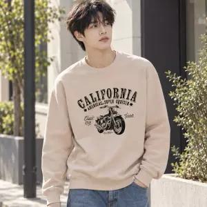 모터사이클 맨투맨 국내생산 특양면 기모 남여공용 M~2XL 빅사이즈 여성 여자 남성 남자 단체 루즈핏 데일리 겨울 학생 프린팅 긴팔 후드티
