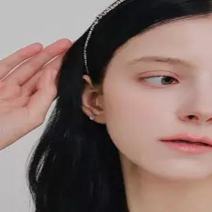 [제이로렌]제이로렌 토파즈 원석 실버 귀걸이 M04002