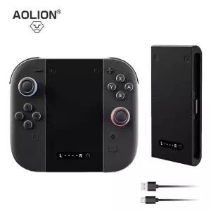 Aolion For Switch 2/1 조이콘 충전 그립 브래킷 핸들 게임 컨트롤러 스위치 2 액세서리용 듀얼 홀더