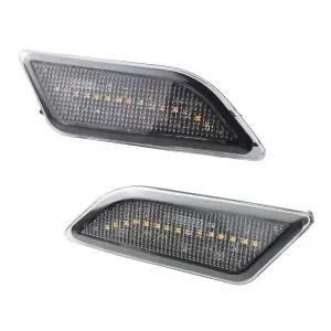 전면 LED 사이드 마커 신호등 메르세데스 호환 벤츠 호환 E 클래스 W212 E350 E400 E63 에  2x