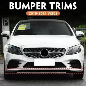 메르세데스 호환 벤츠 호환 C-CLASS 앞 범퍼 몰딩  크롬  블랙 2058858602 2019-2021 W205