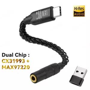 이동식앰프 스피커 헤드폰 CX31993 MAX97220 어댑터 DAC IEM CUSB